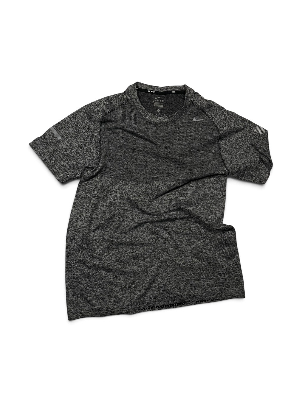 Nike Dri-fit Running T-Shirt Grey Melange M