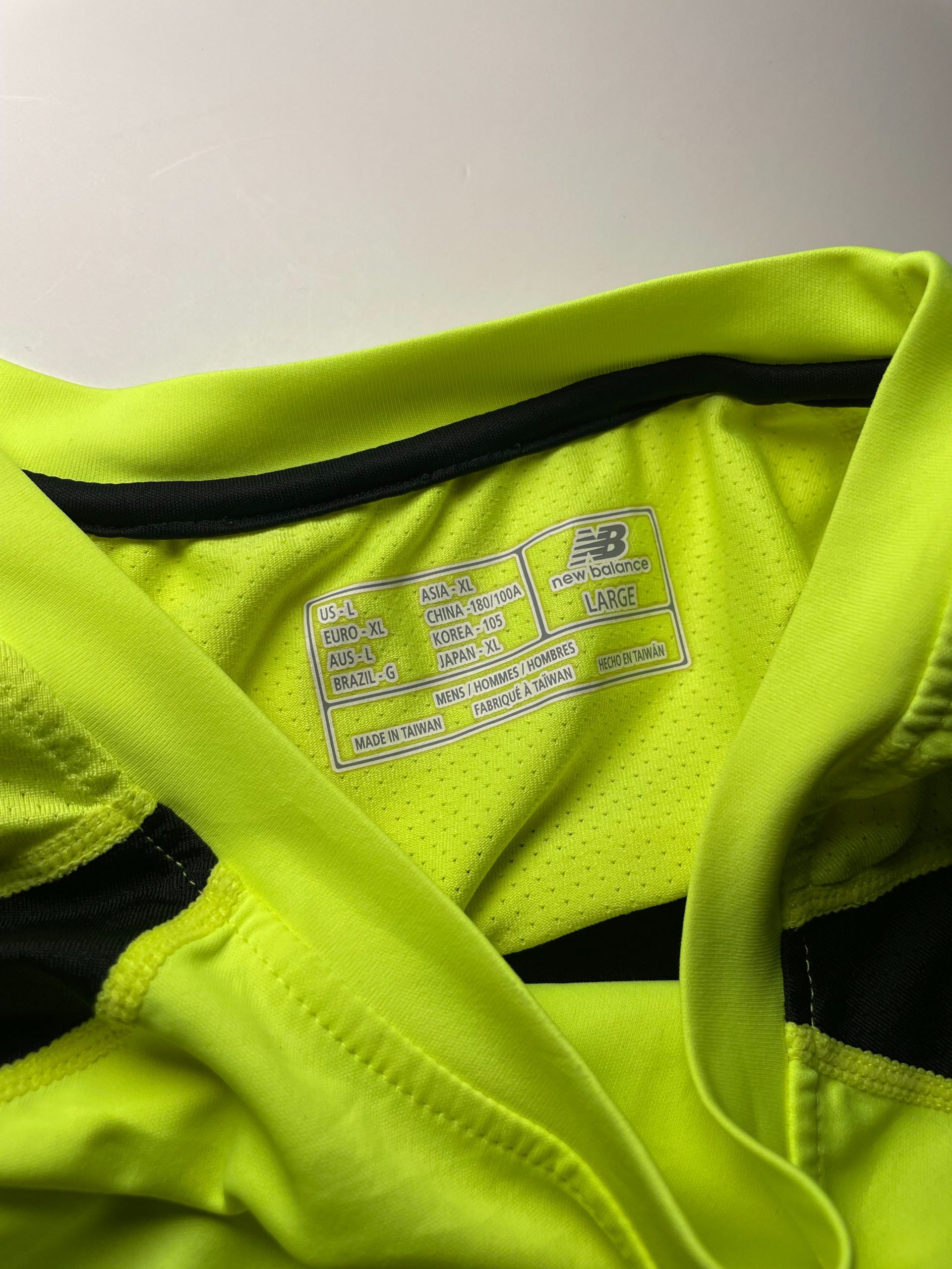 New Balance Running T-Shirt Yellow XL image 3