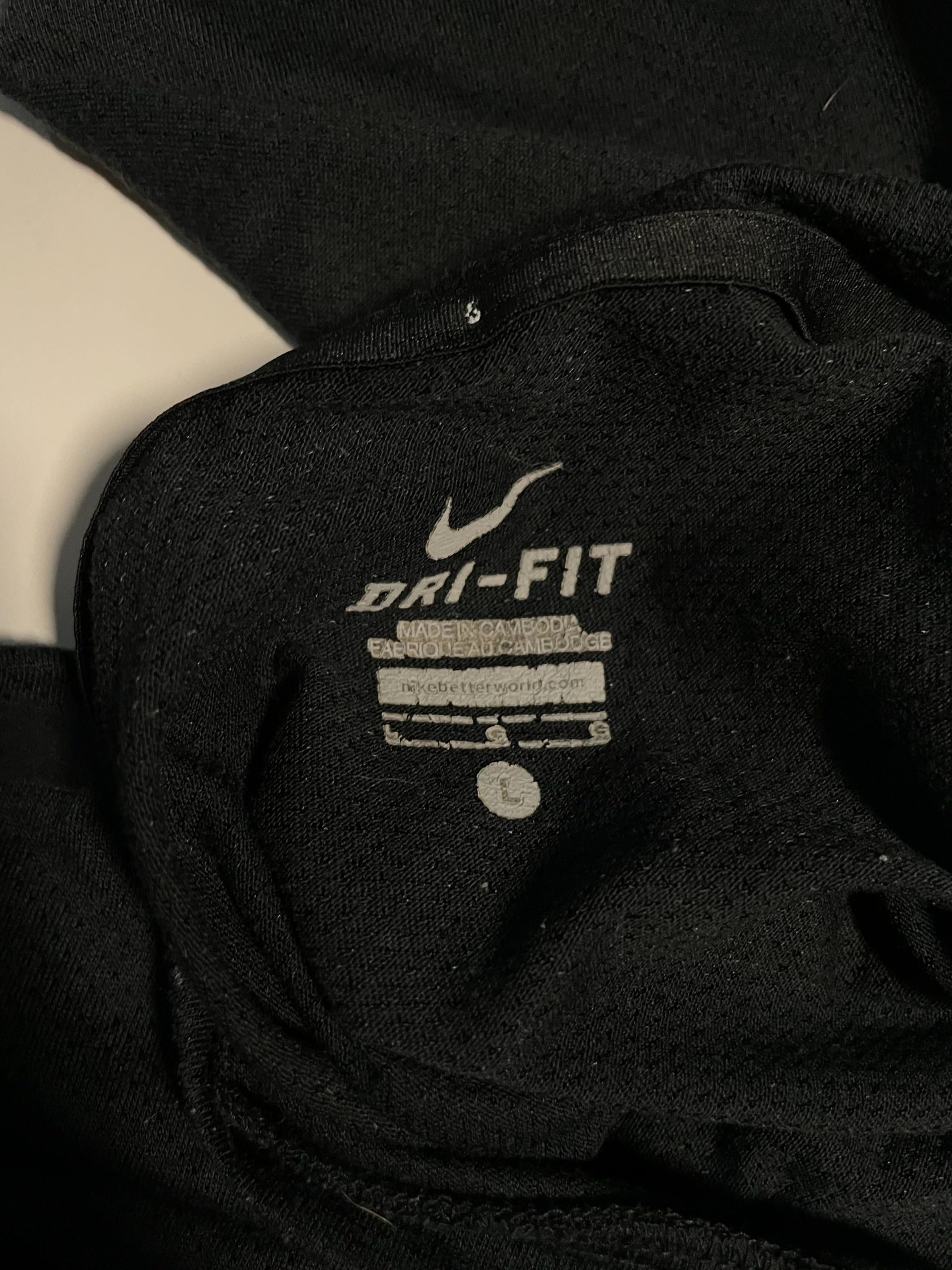 Nike Dri-fit Running T-Shirt Black L image 5