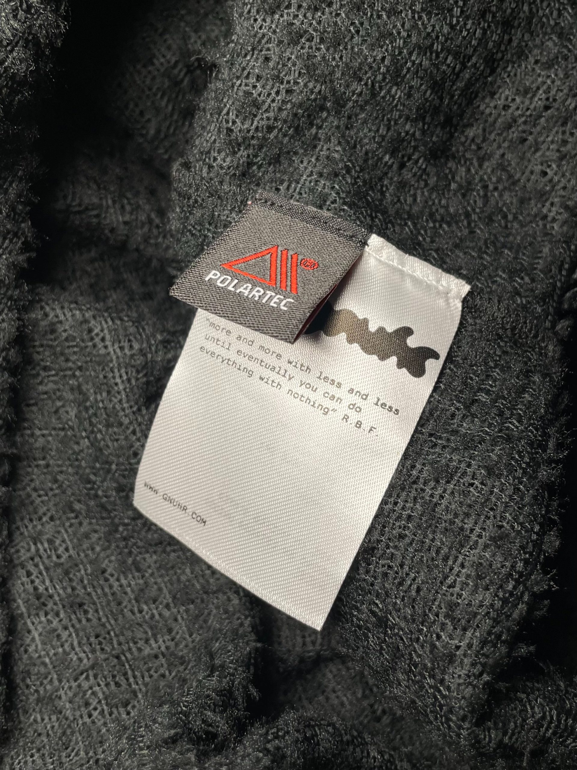 Gnuhr Knitted Fury Running Hoodie Black 36 image 5