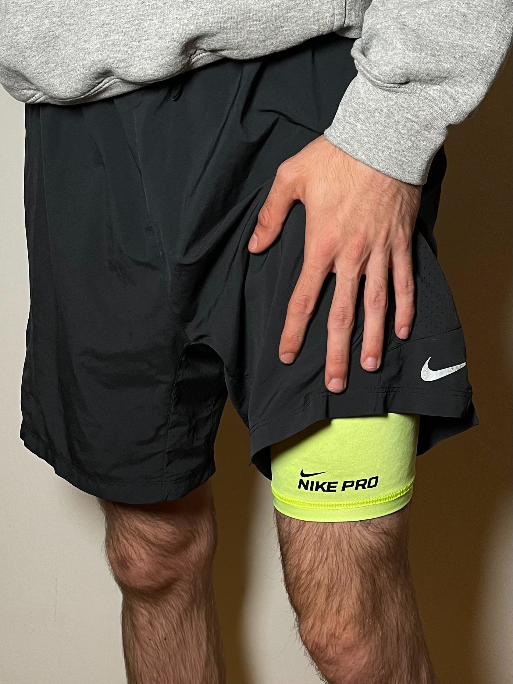 Nike Dri-fit Running Shorts Dark Grey M image 5
