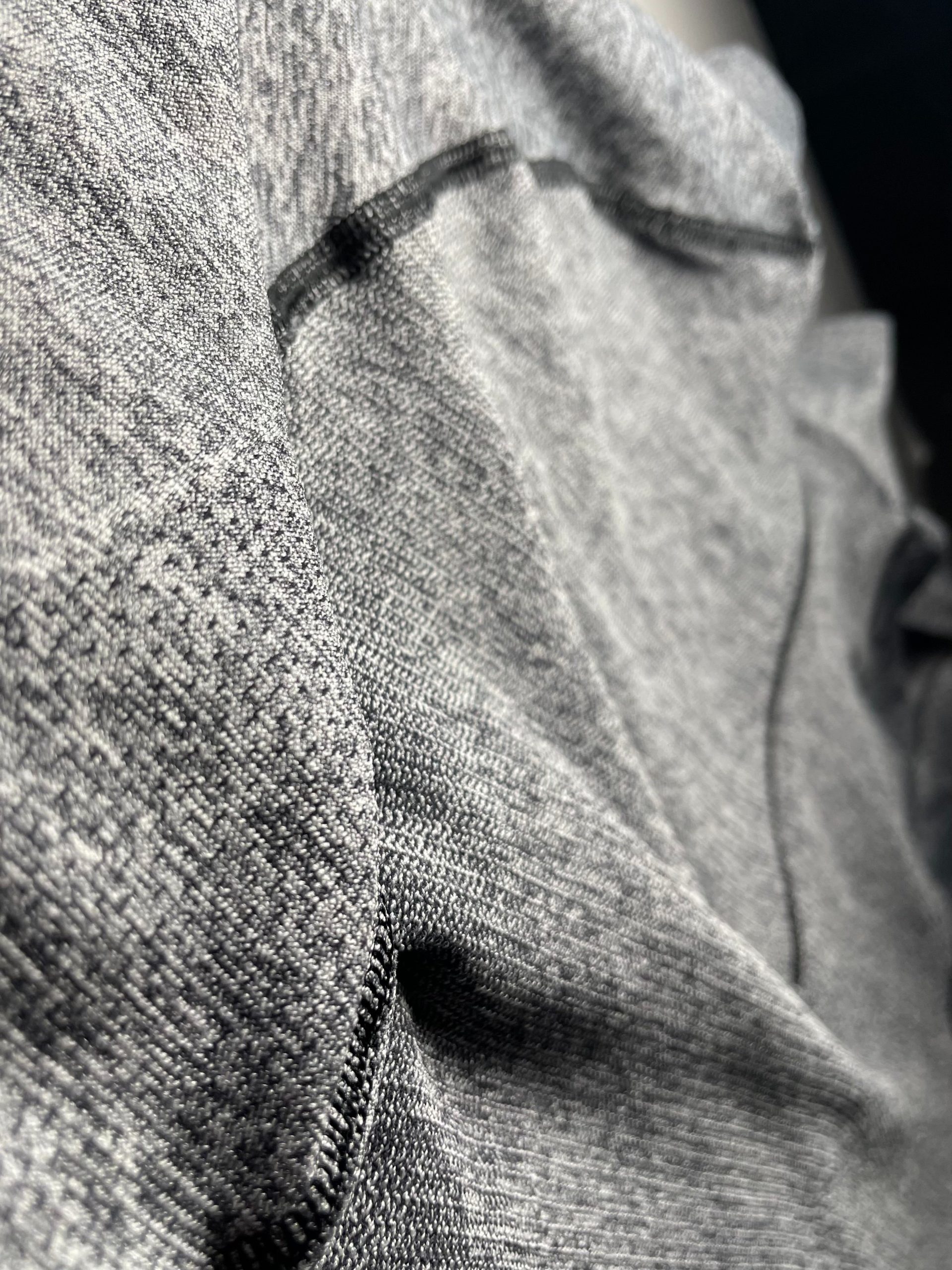 Nike Dri-fit Half Zip Running Longsleeve Grey Melange M image 6