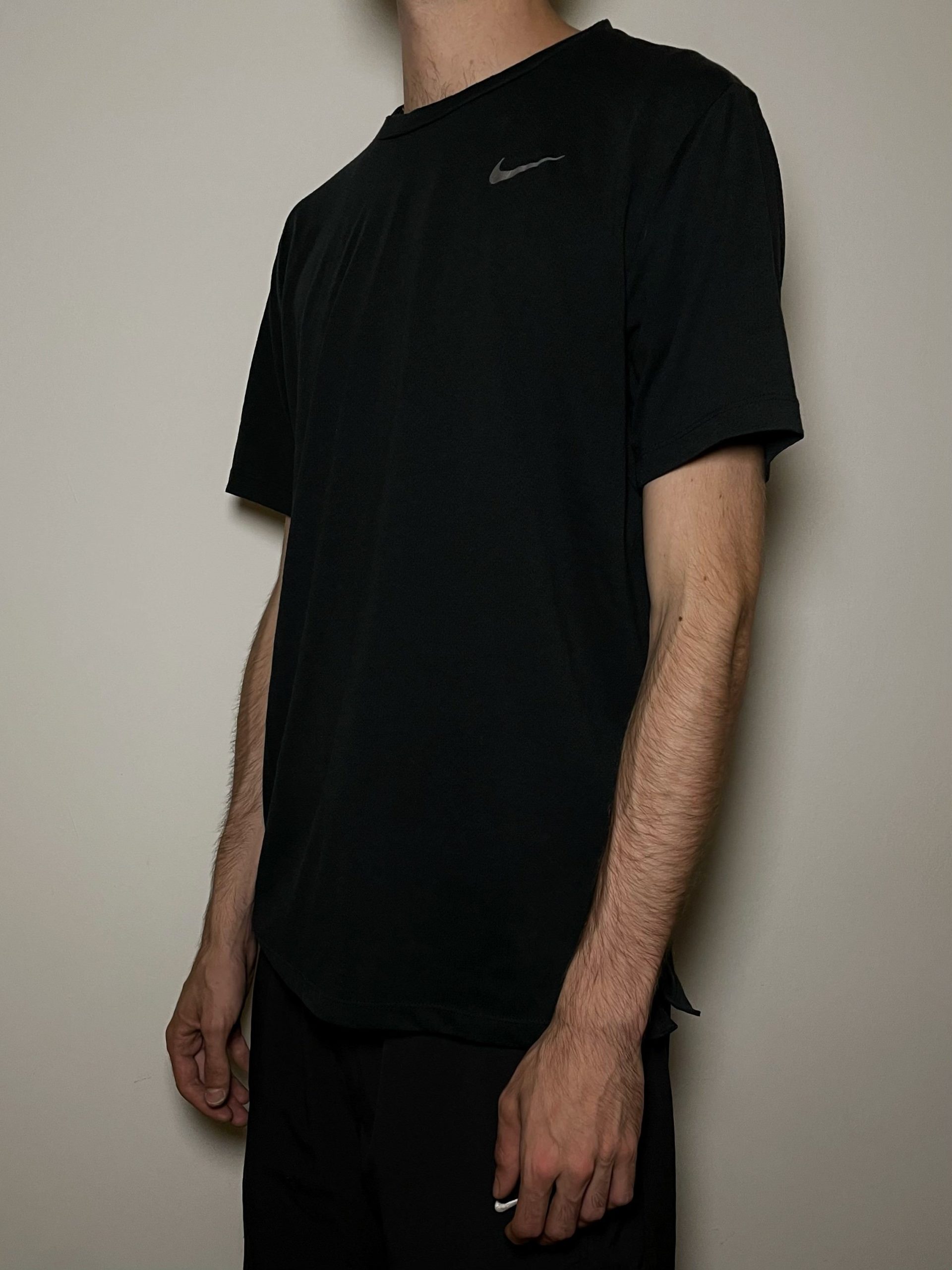 Nike Dri-fit Running T-Shirt Black L image 7