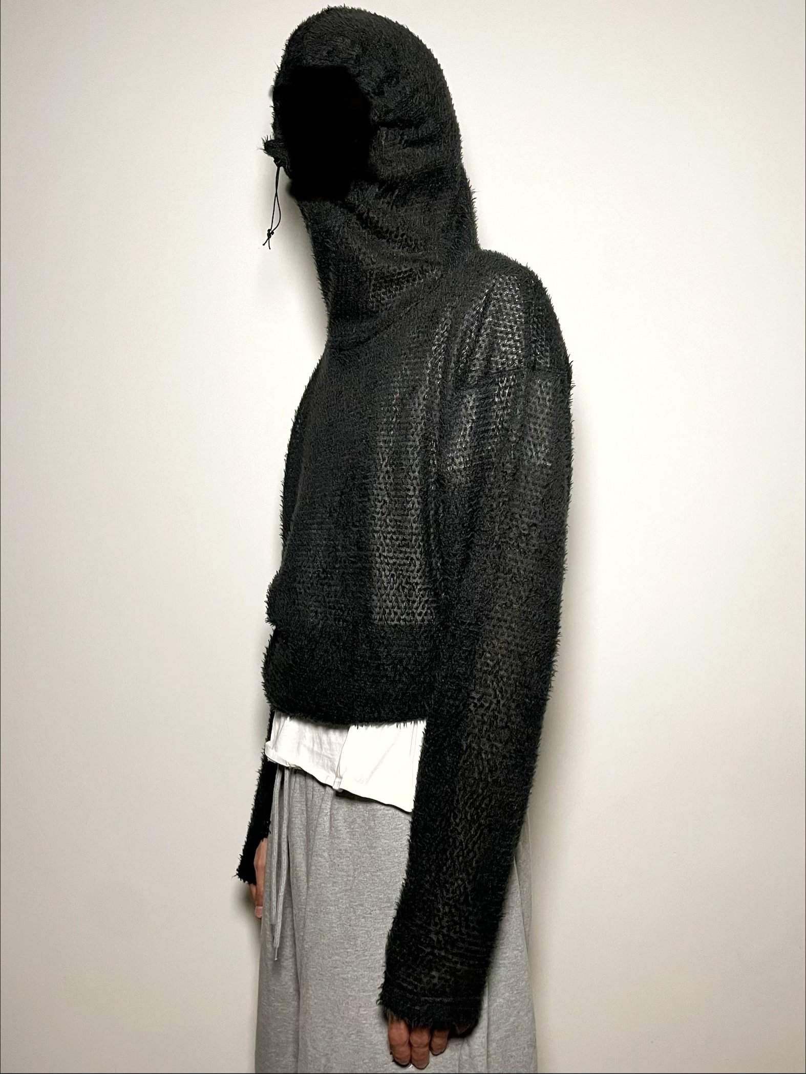 Gnuhr Knitted Fury Running Hoodie Black 36 image 7
