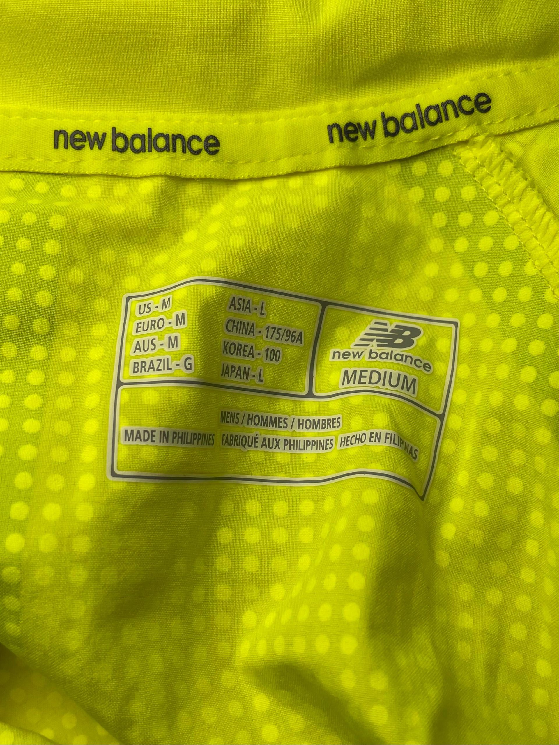 New Balance Running Jacket Safety Yellow M image 8