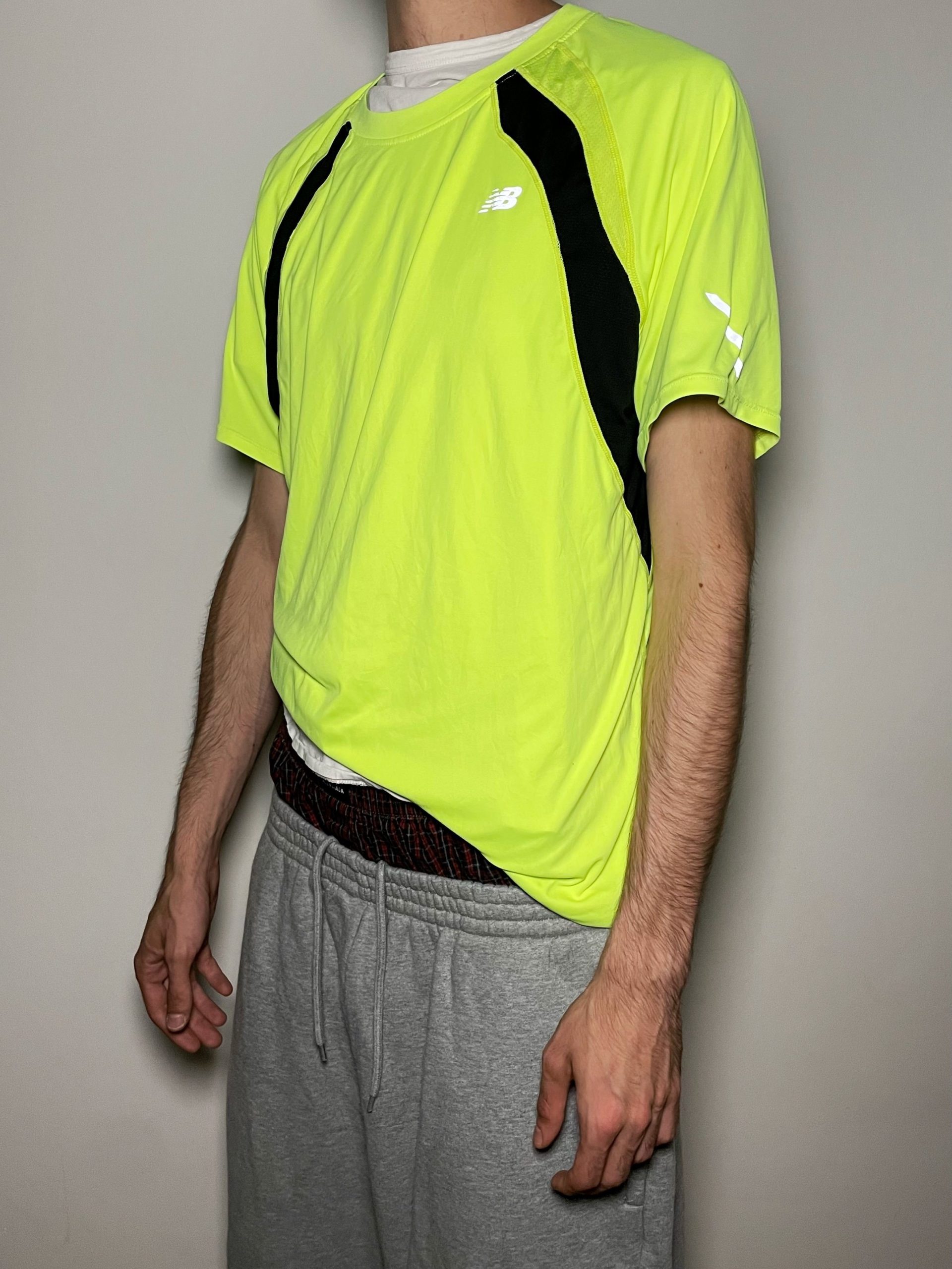 New Balance Running T-Shirt Yellow XL image 8