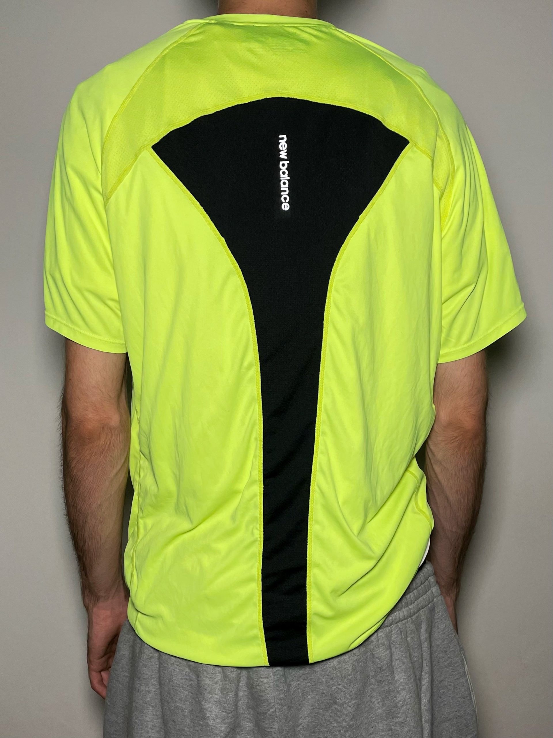 New Balance Running T-Shirt Yellow XL image 9