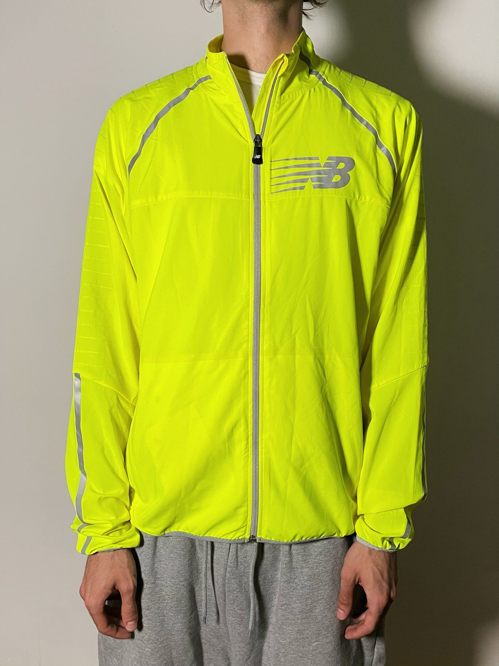 New Balance Running Jacket Safety Yellow M image 10