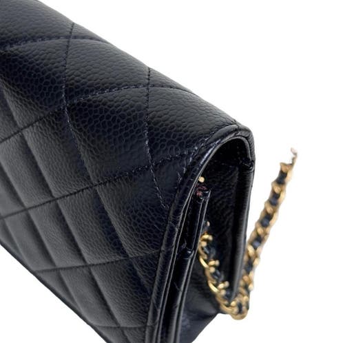 Chanel WOC wallet on chain caviar kaviaar zwart crossbody image 3