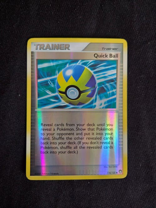 Quick Ball Reverse Holo Uncommon Mysterious Treasures 114/12