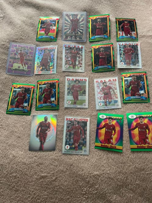 Voetbal Spelerskaarten Liverpool Collectie