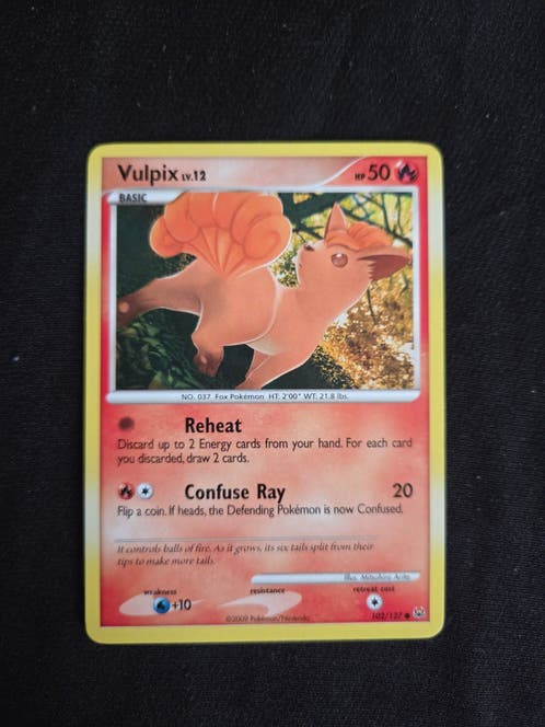 Vulpix Common Platinum 102/127 LP