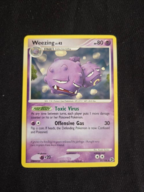 Weezing Rare Great Encounters 31/106 LP
