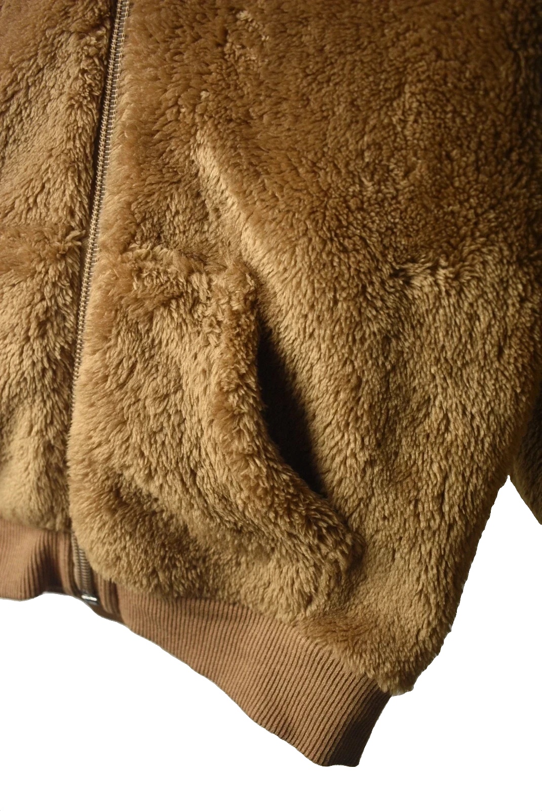 Baby Teddy Fleece Zip Up Hoodie with Bear Ears Brown 9-12 Months image 5
