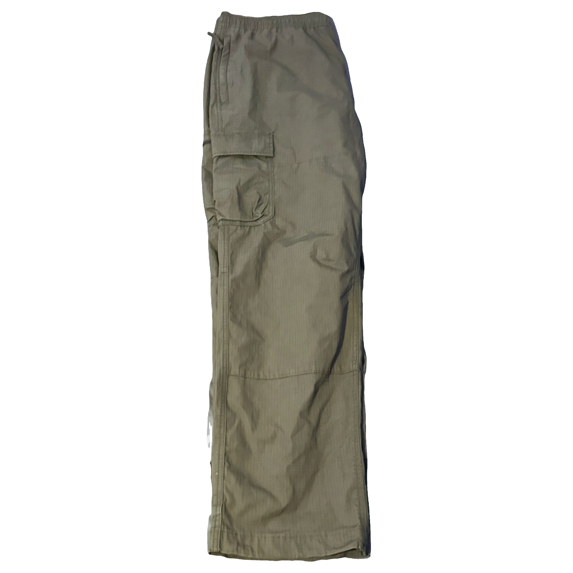 Men's Loose Fit Cargo Pants – Olive Green – Size XL