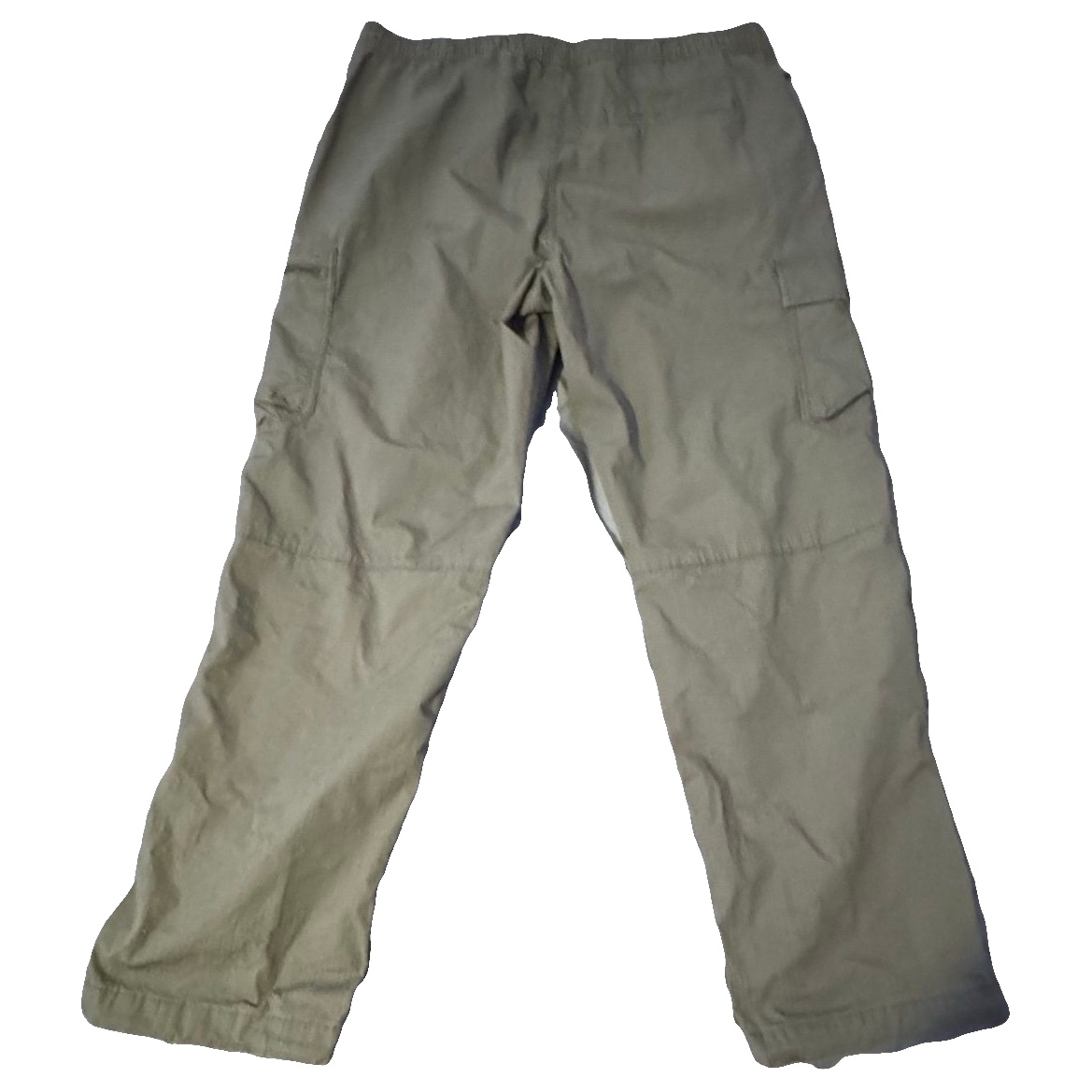 Men's Loose Fit Cargo Pants – Olive Green – Size XL image 3