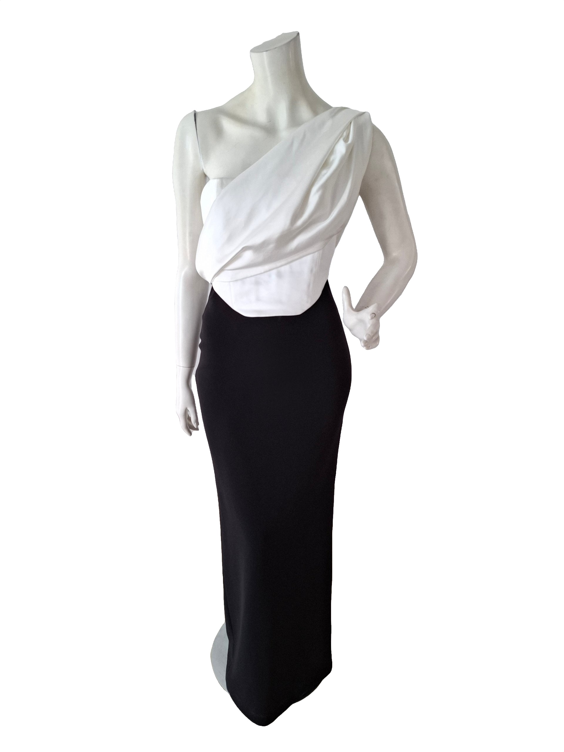 New Solace London Kara One-Shoulder Maxi Dress Size XS
