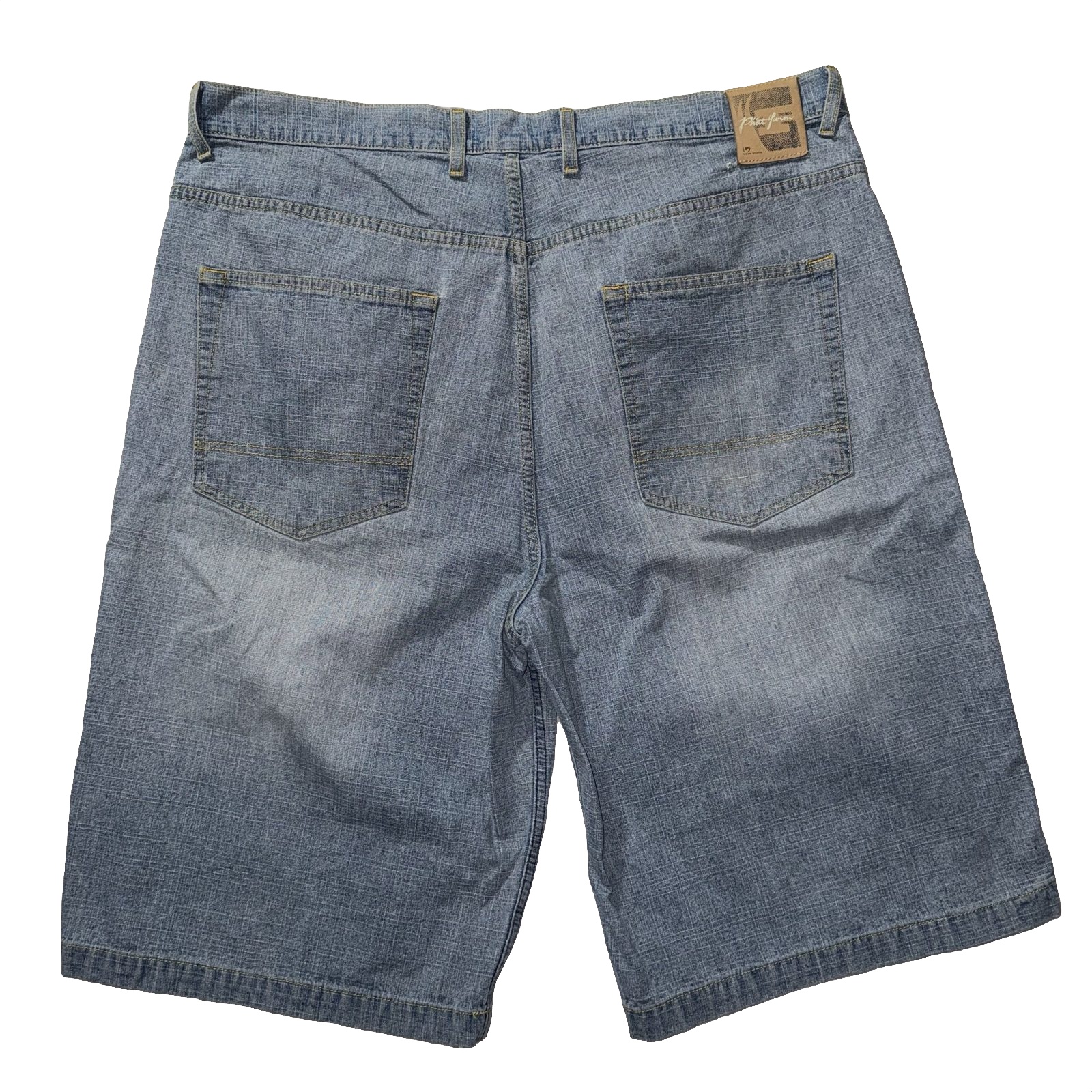 Phat Farm Jeans Blue Denim baggy Faded Wash jorts