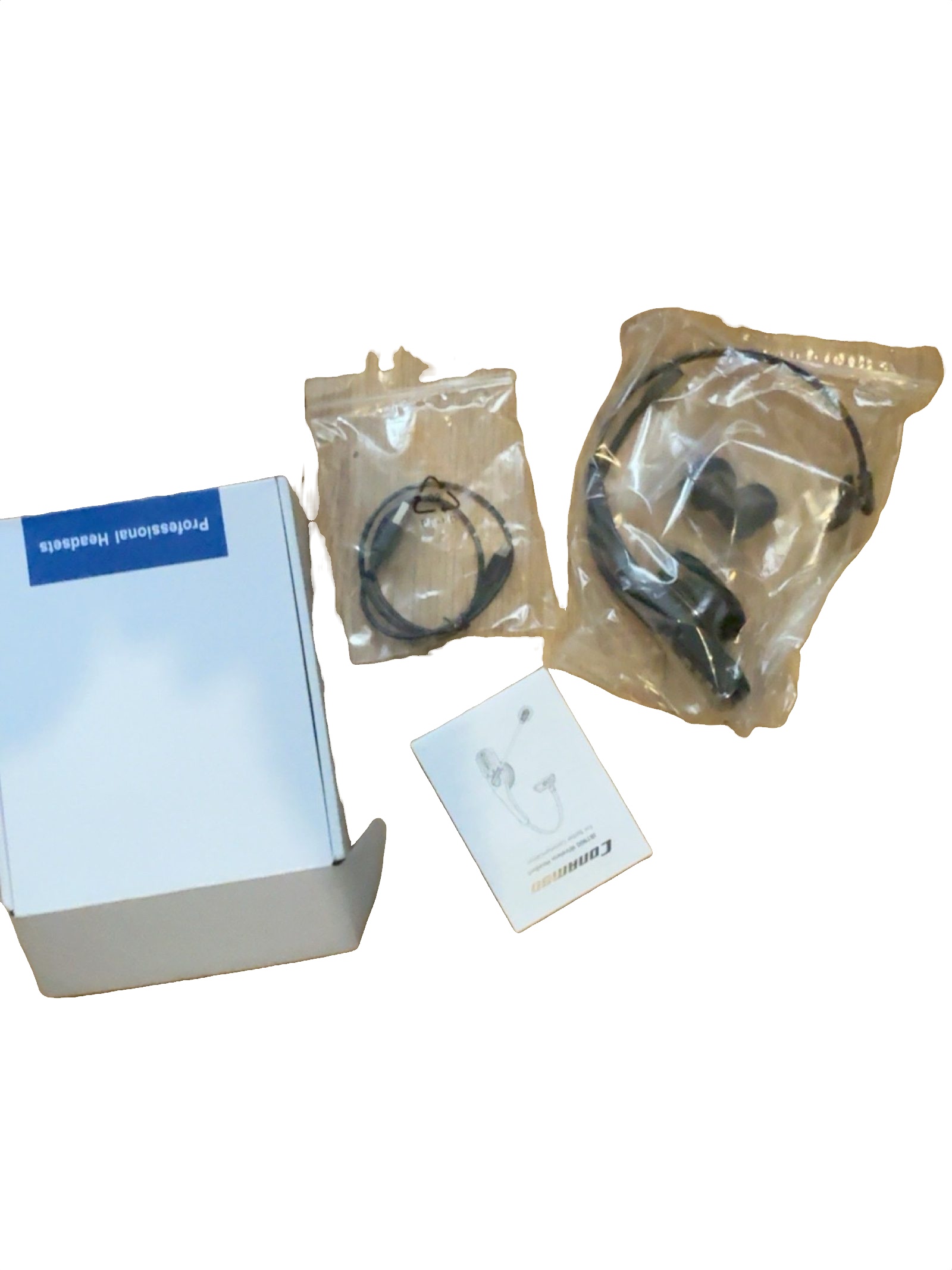 Conambo JBT900 Bluetooth 5.0 Wireless Headset Noise Cancelling Mic Black