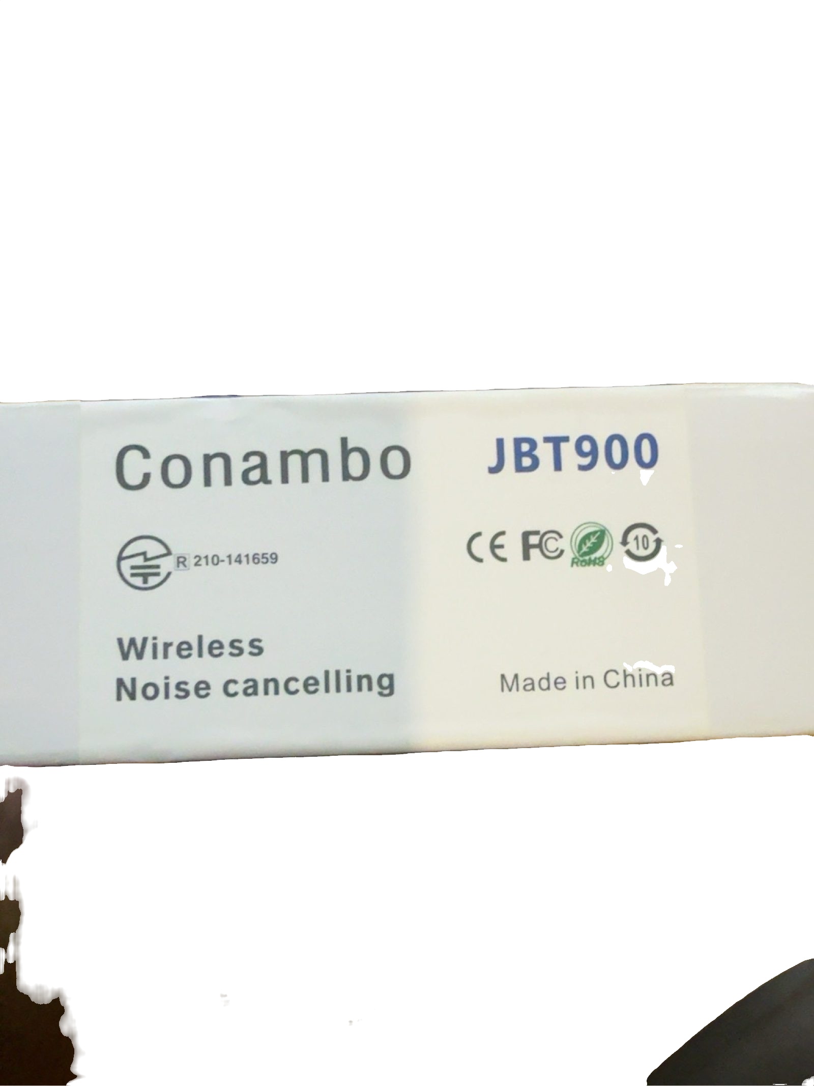 Conambo JBT900 Bluetooth 5.0 Wireless Headset Noise Cancelling Mic Black image 7