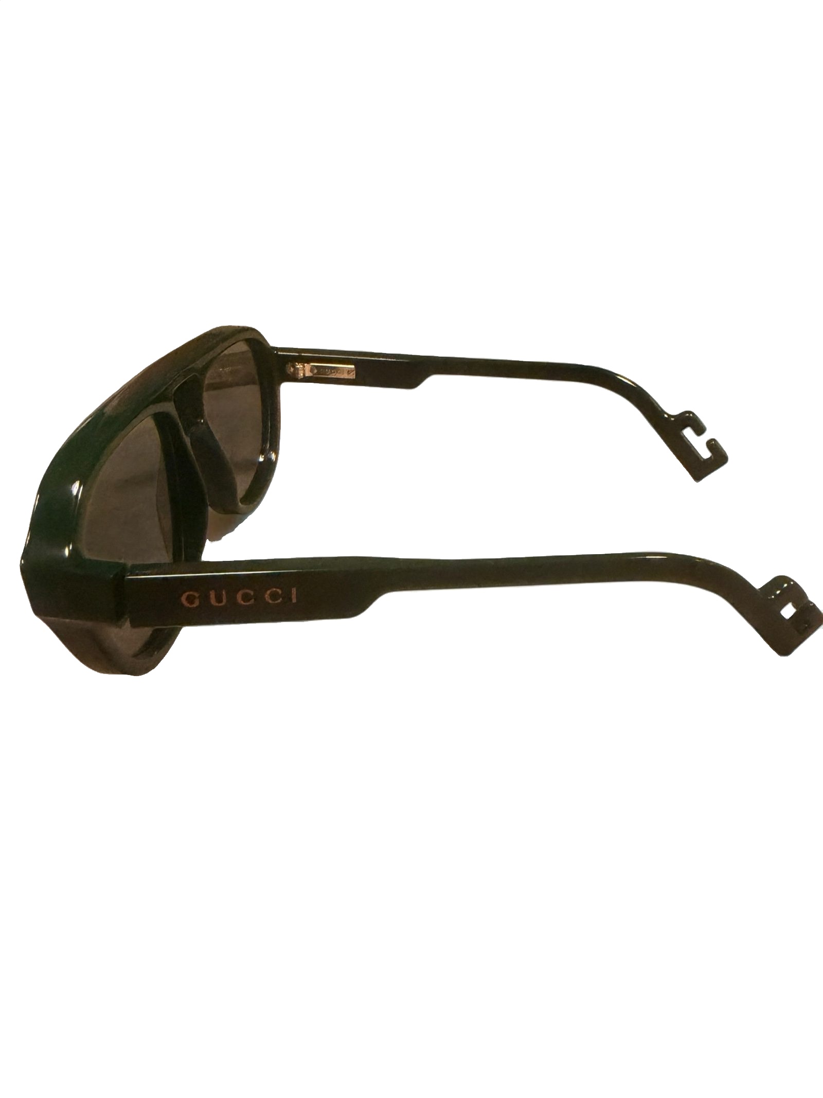 Gucci Green Grey Aviator Sunglasses 58mm Medium image 8