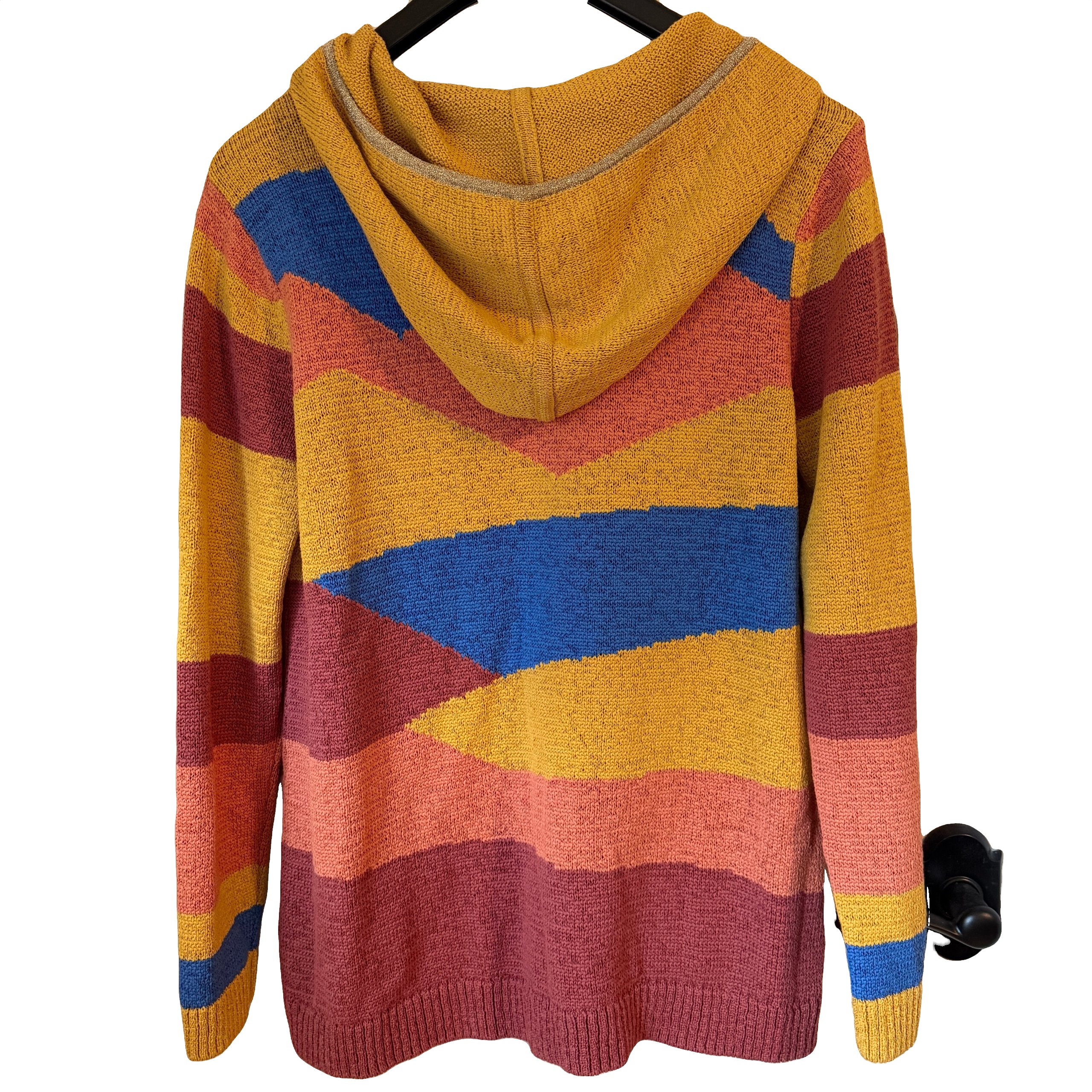 Soft Surroundings - Women's Multi Color Knit Hoodie - Size Medium image 3