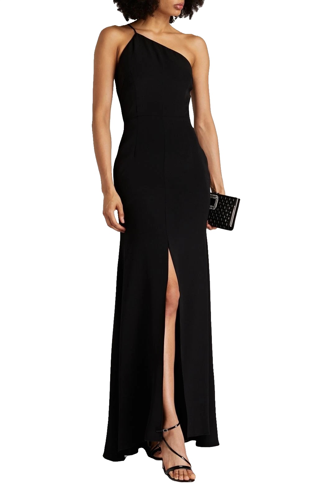 New Maria Lucia Hohan Black Silk Evening Gown Dress Size S image 2