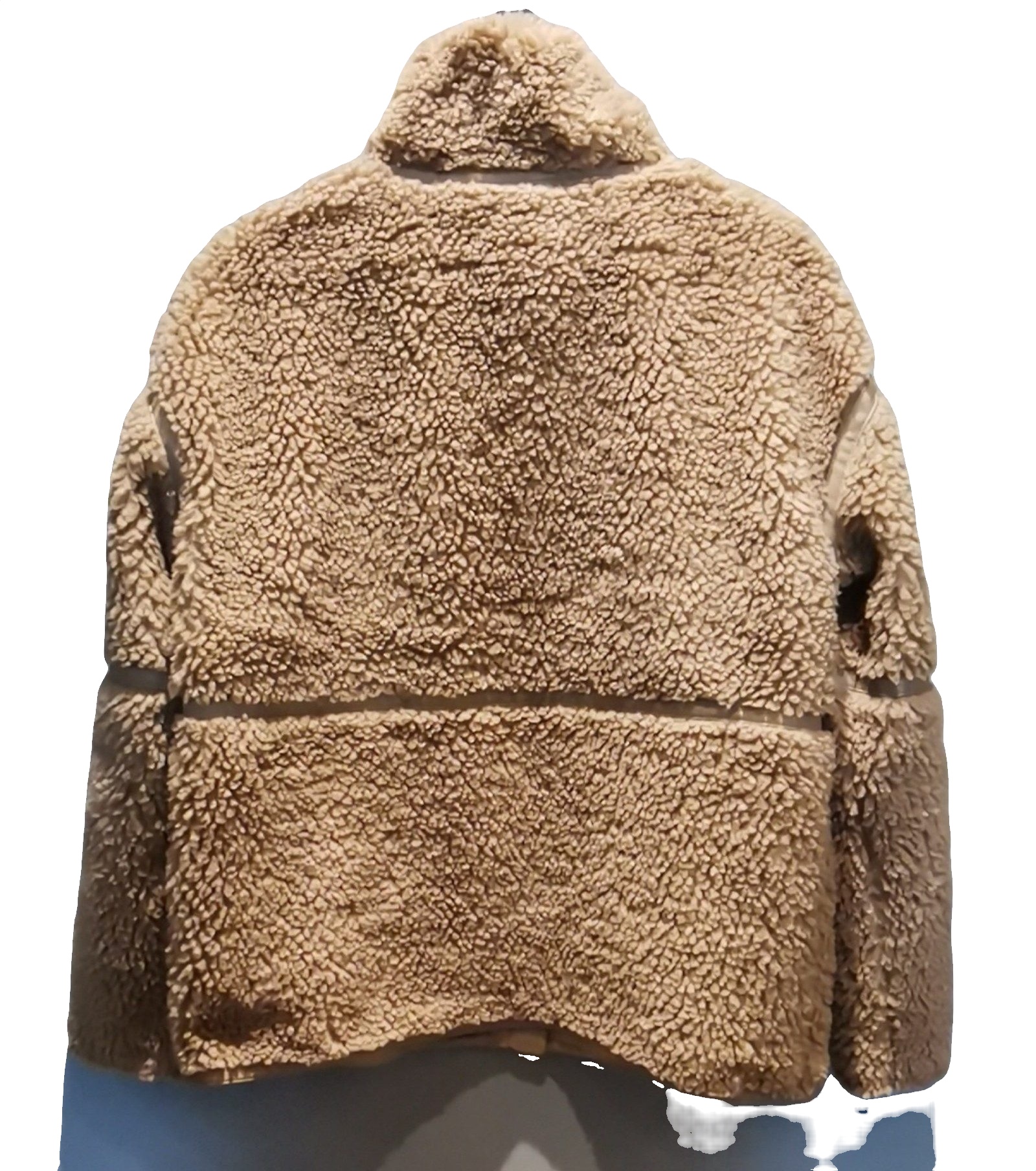 M&S Women's Caramel Camel Fleece Jacket UK 10 image 2