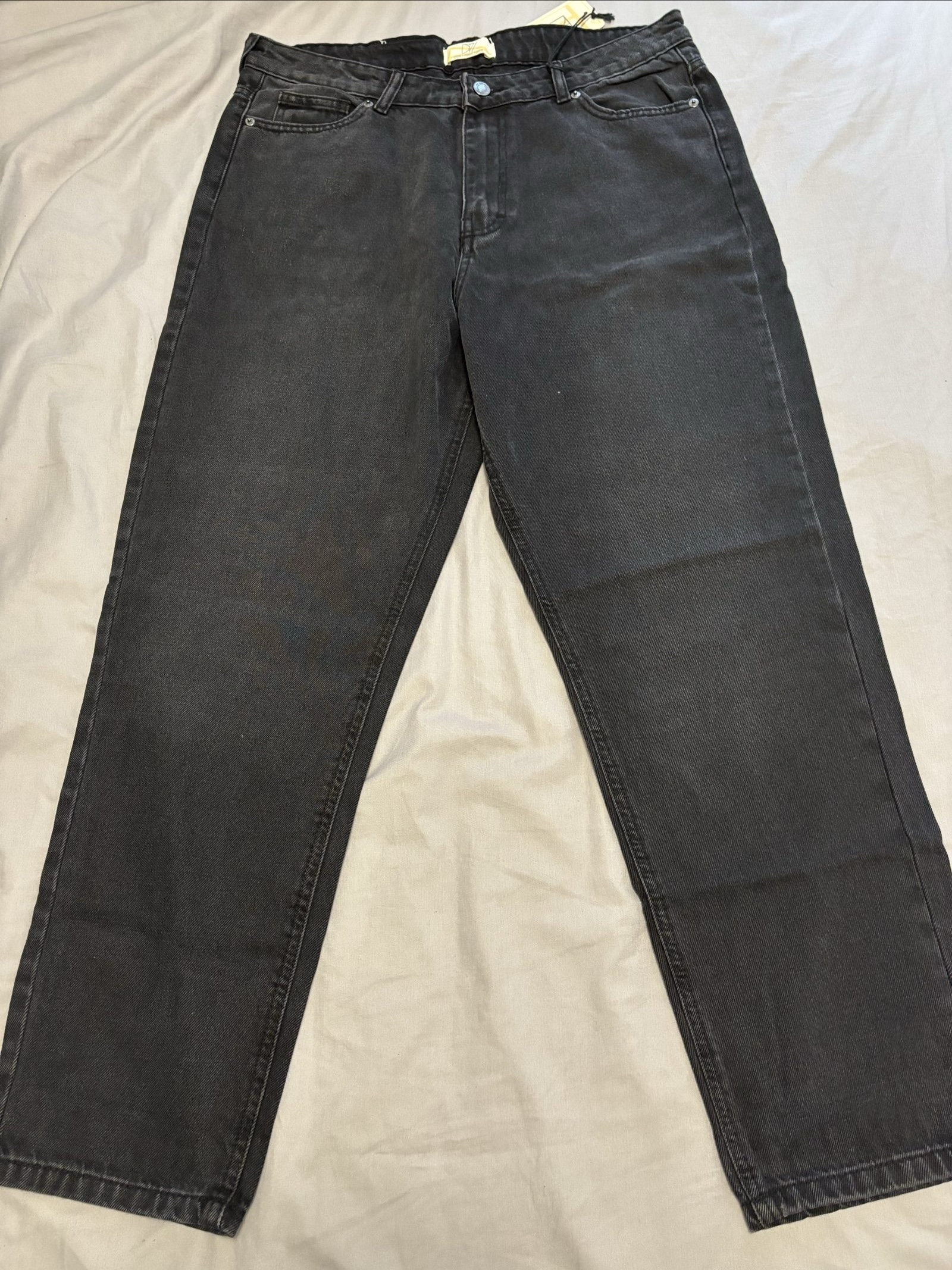 Don't Think Twice Black Denim Vernon Curve Jeans size18