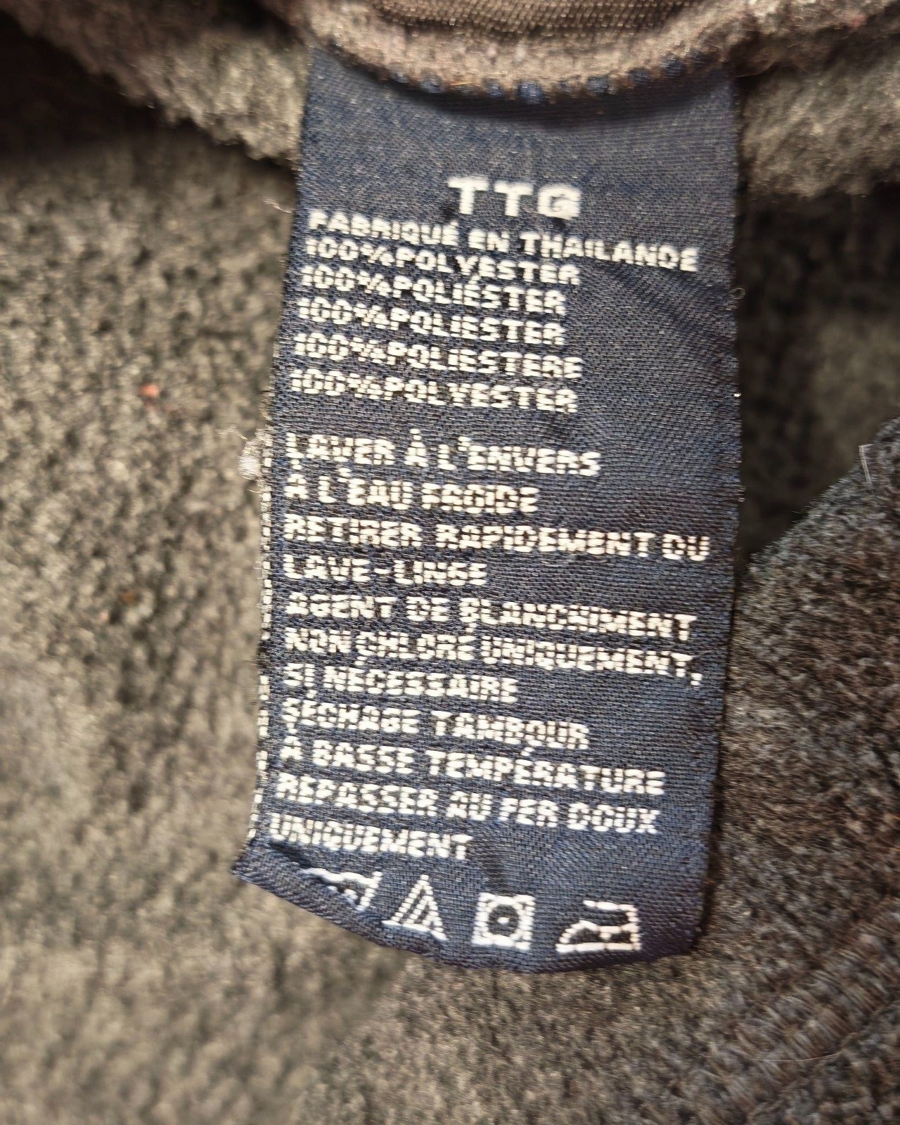 Nautica Competition Grey Polyester Fleece Half-Zip XXL Pullover Sailing Gorpcore Streetwear image 4