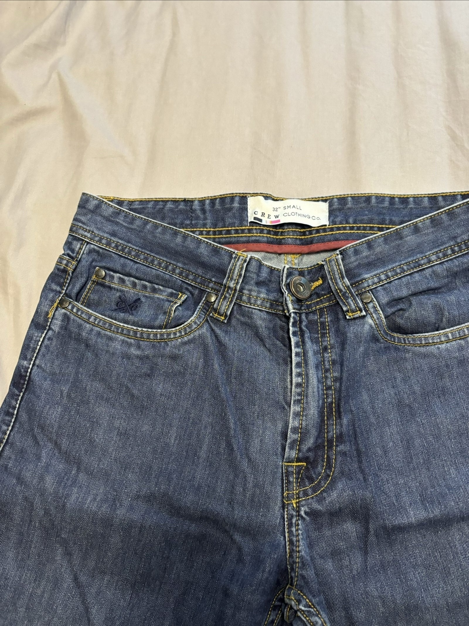 Crew Clothing Blue Denim Jeans Small 32 image 2