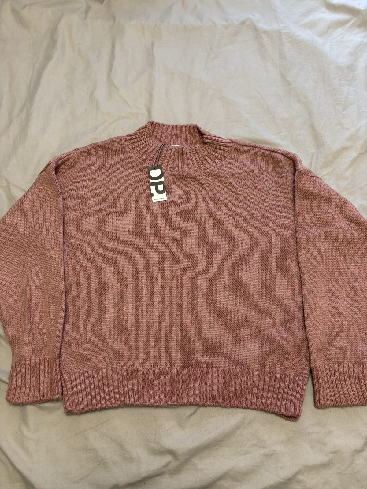 Dorothy Perkins Women's Rose High Neck Soft Knit Jumper Large