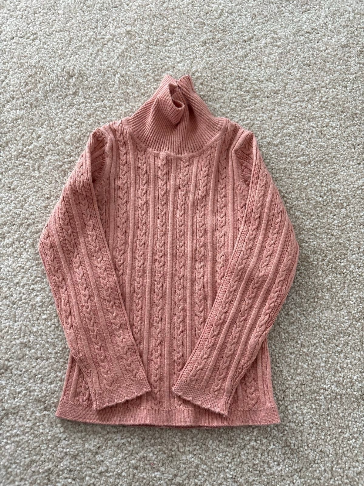 Next Baby Pink Turtleneck Sweater 12-18 Months