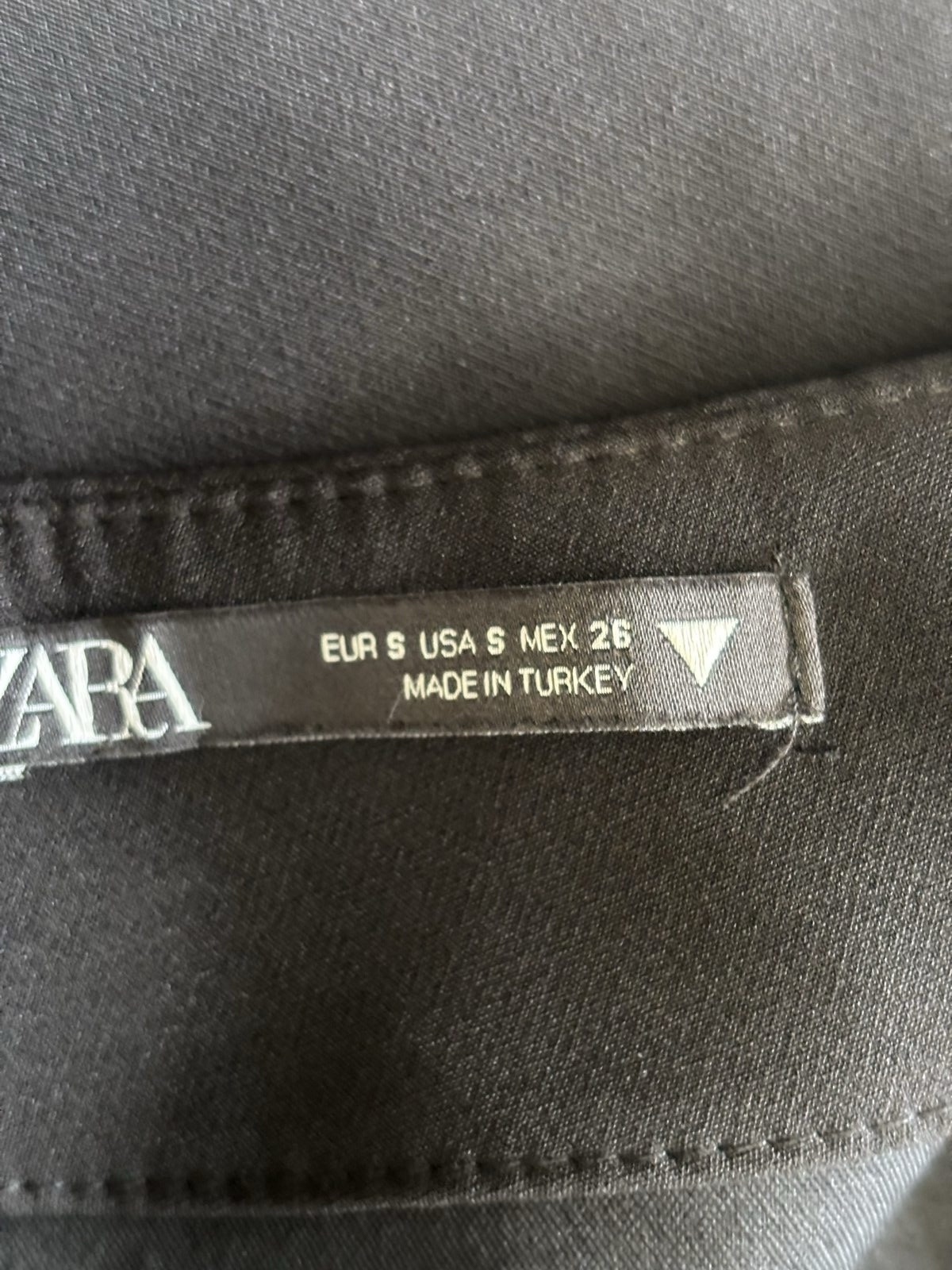 Zara Black Cargo Pocket Mini Skirt Small image 6