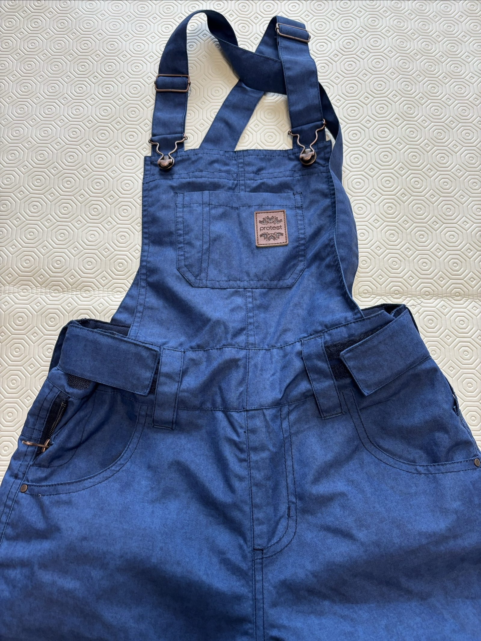 Protest Blue Waterproof Ski Bib 10K Girls 140 image 3