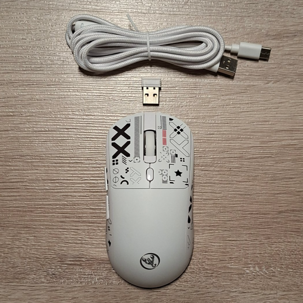 Gaming Maus Kabellos Weiß *NEU*