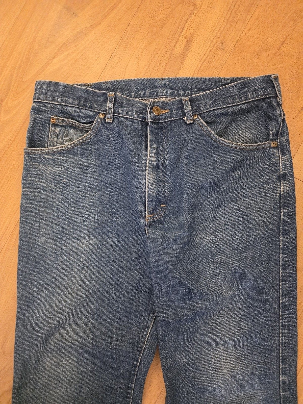 Lee Blue Denim Jeans 36 Waist Classic Fit image 2
