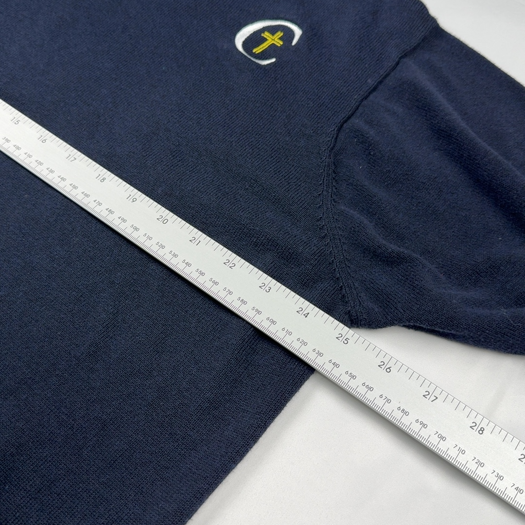 Tommy Hilfiger Jumper Men's XL Navy Cotton Knitwear |0401 image 5