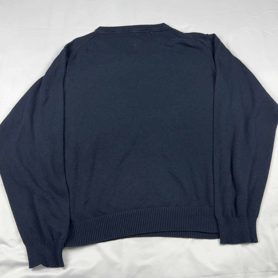Tommy Hilfiger Jumper Men's XL Navy Cotton Knitwear |0401 image 8