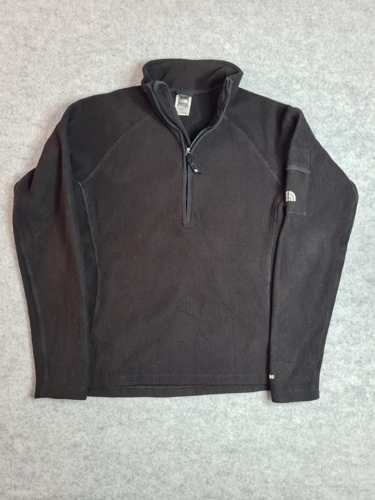 The North Face Black Fleece Half-Zip Pullover Womens Medium 1150