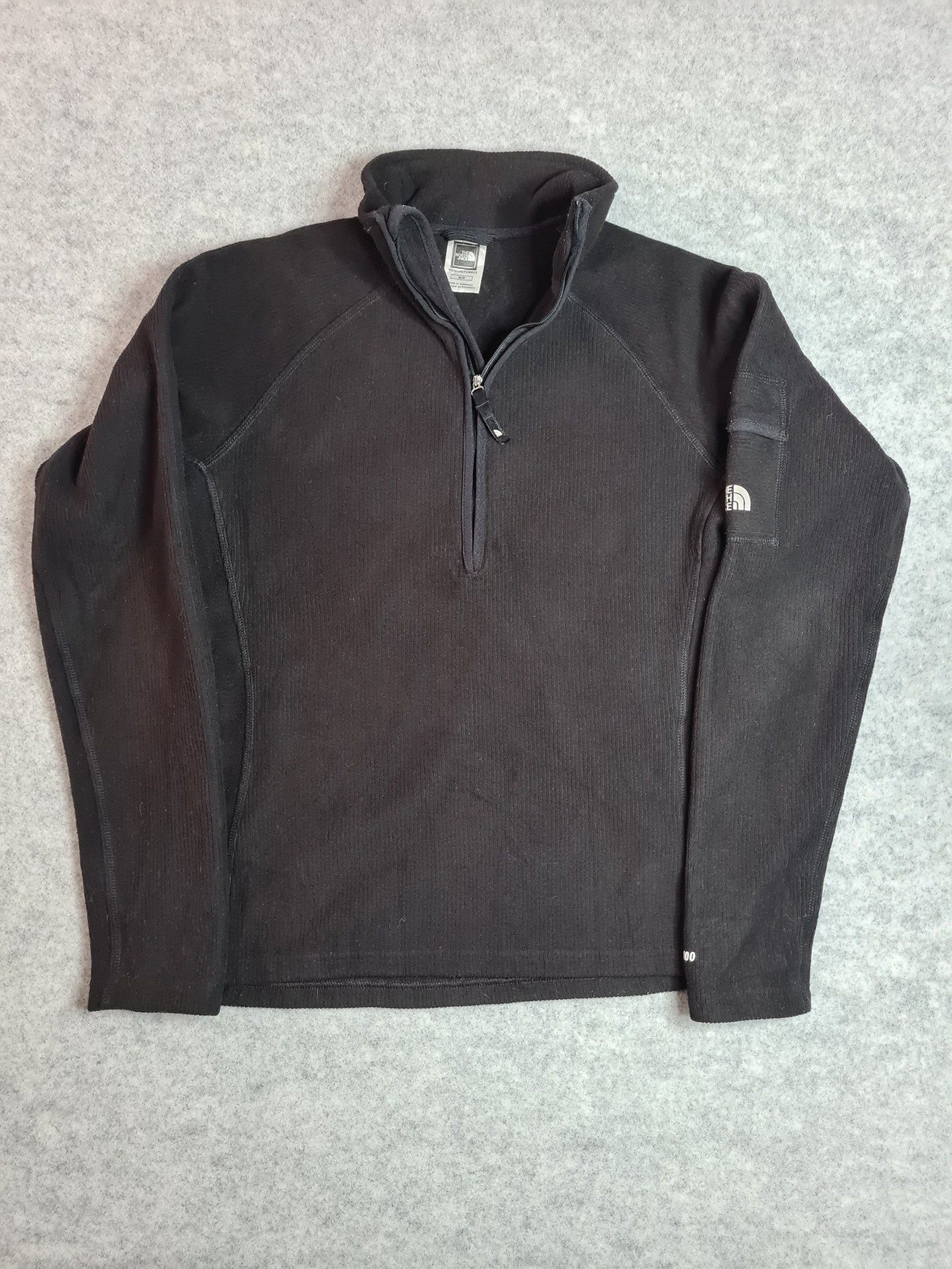 The North Face Black Fleece Half-Zip Pullover Womens Medium 1150