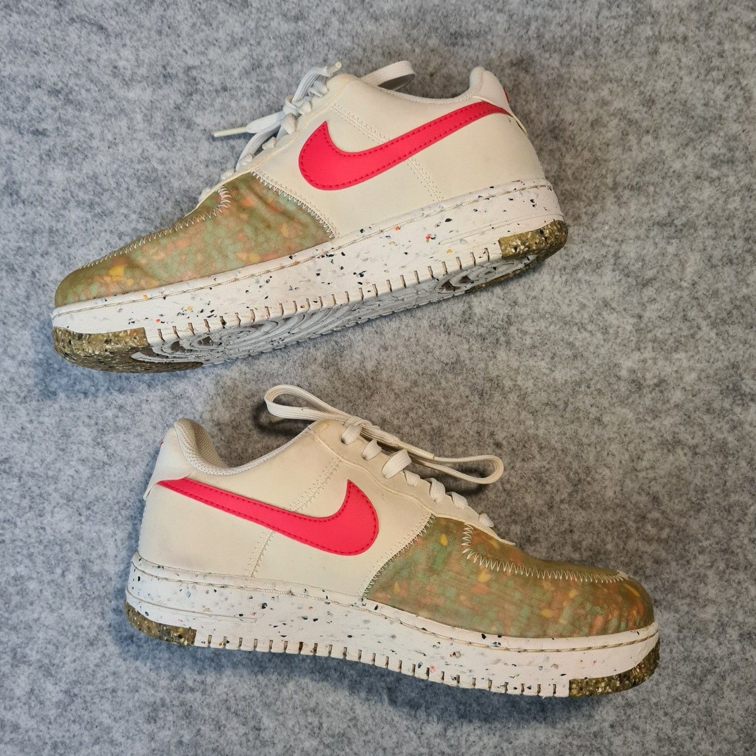 Nike Air Force 1 Crater Siren Red Trainers UK 6 image 2