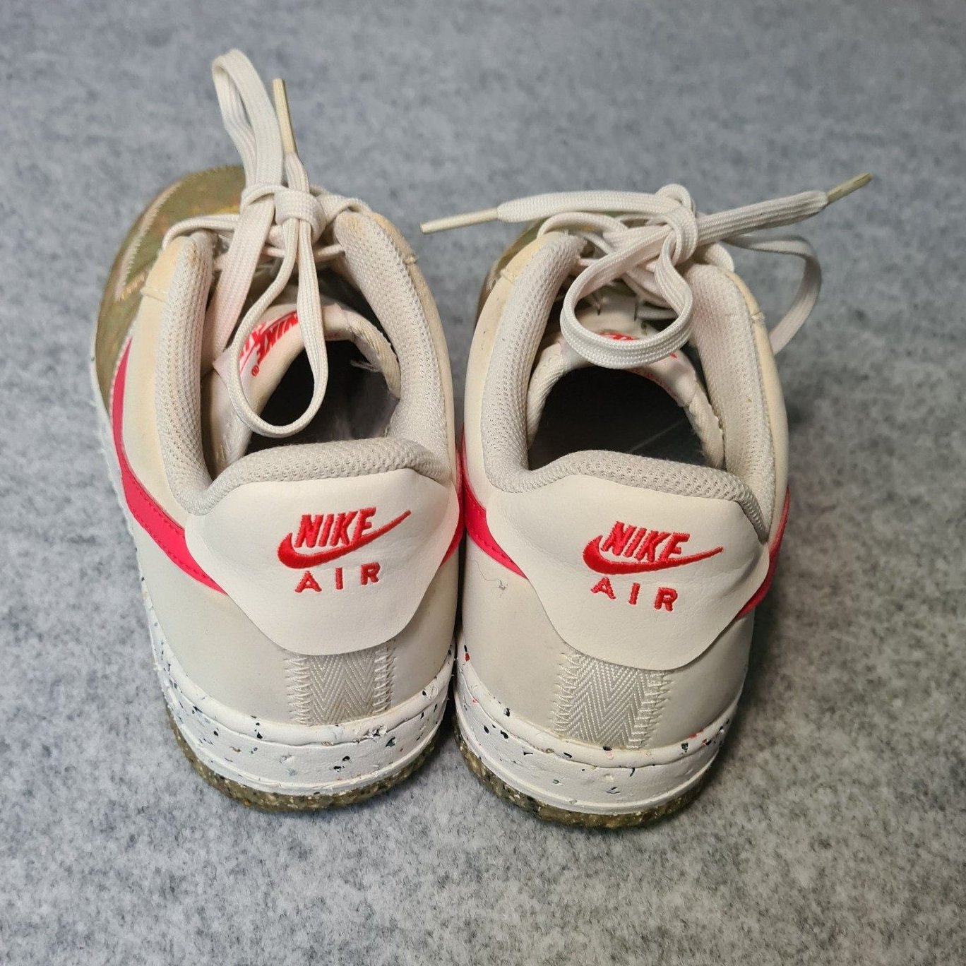 Nike Air Force 1 Crater Siren Red Trainers UK 6 image 5