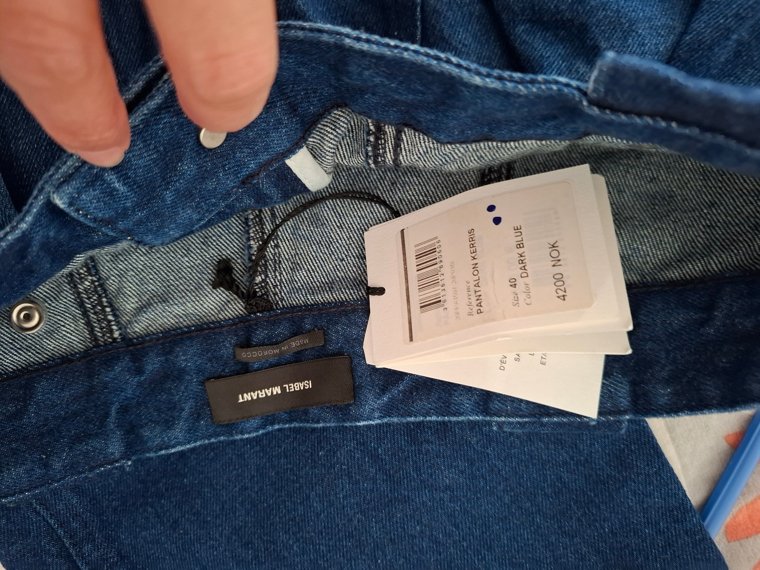 New Isabel Marant Kerris High Waist Jeans Size L image 7