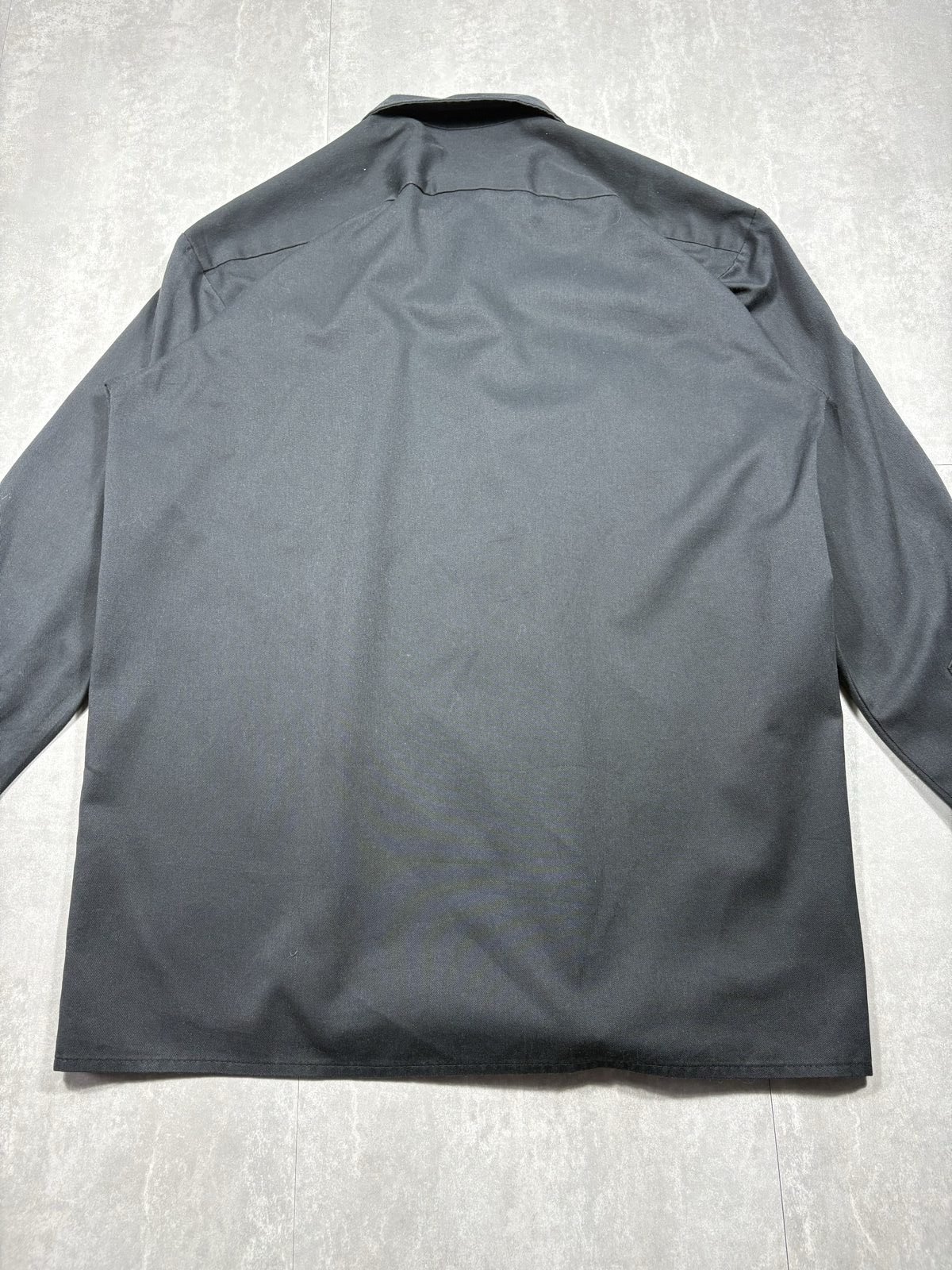 Dickies Black Button Up Shirt Medium Poly-Cotton image 6