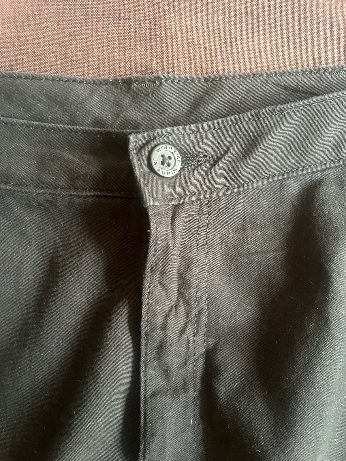 Wrangler Black Cargo Shorts Large Cotton Blend image 6