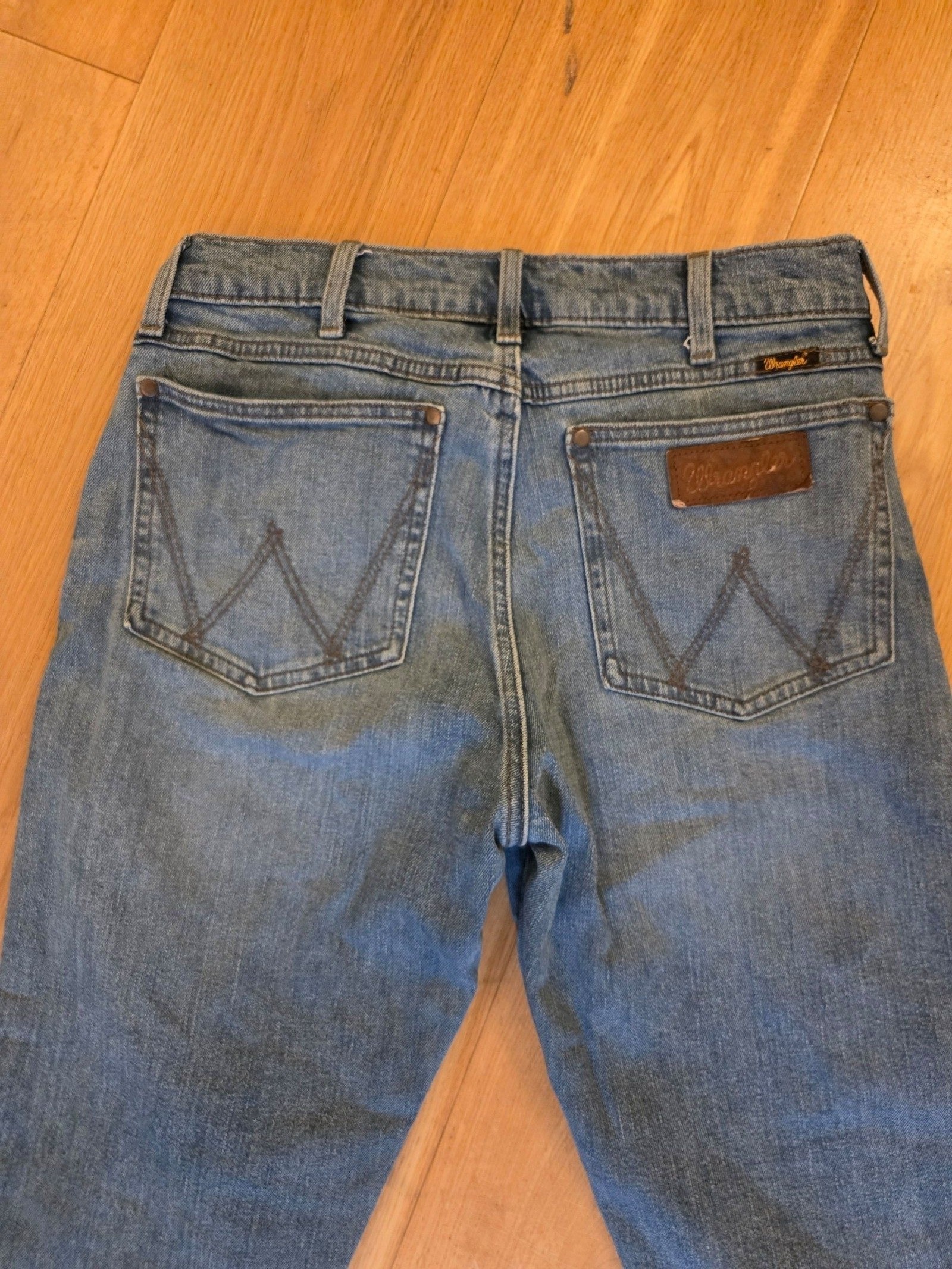 Wrangler Blue Denim Jeans Medium Wash 30 x32 Inch Leg Length image 7
