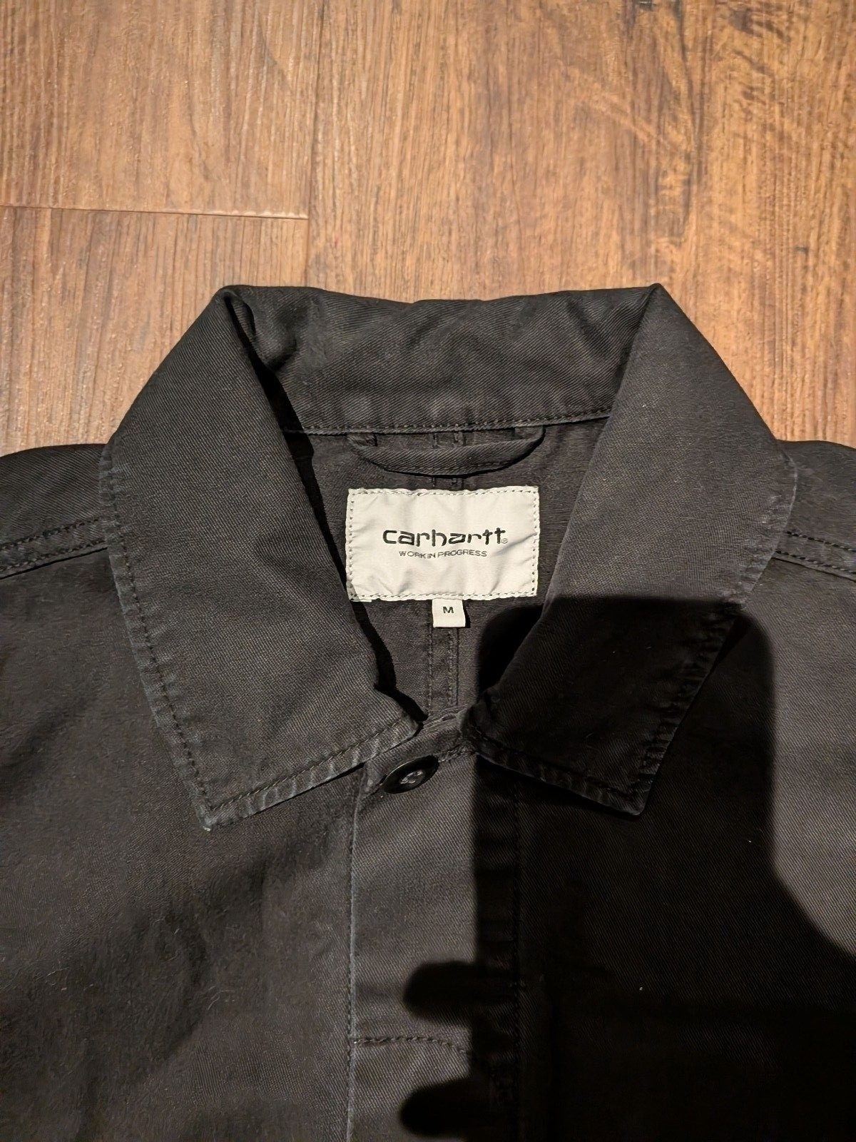 Carhartt WIP Michigan Chore Coat Jacket Black - Size M image 2