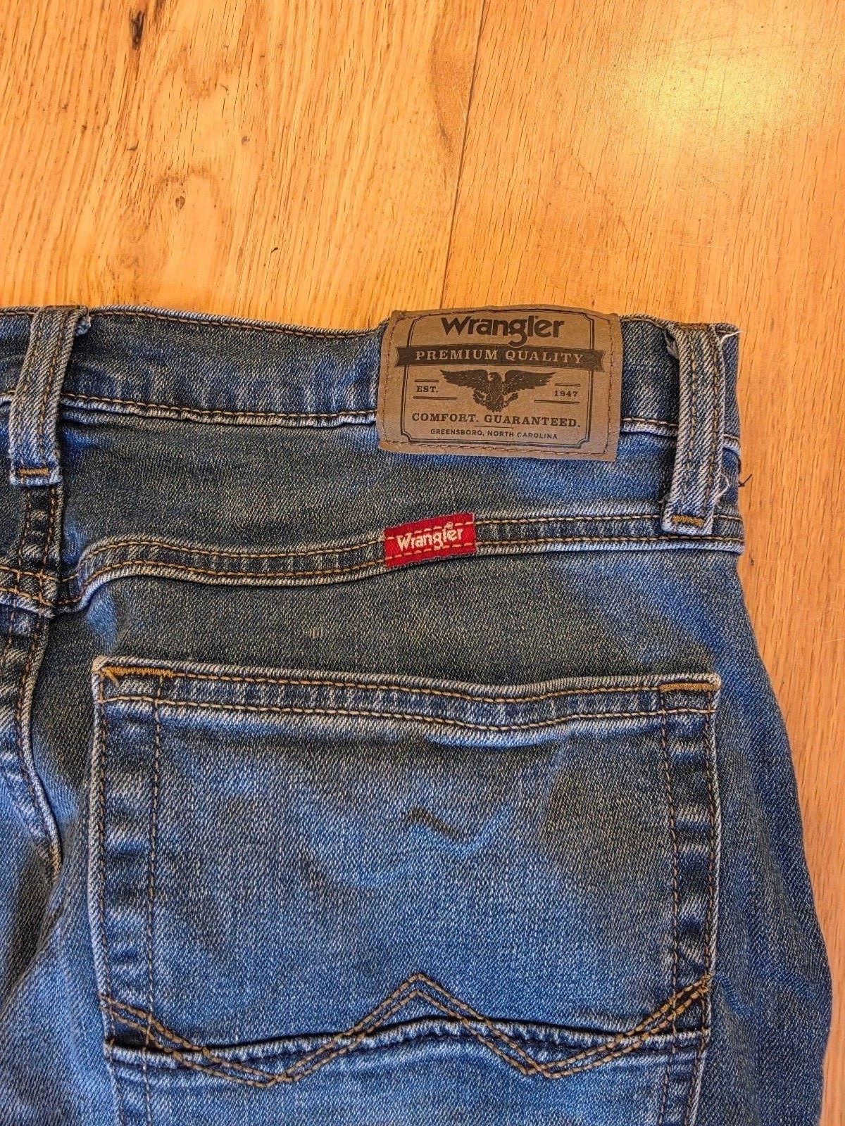 Wrangler Blue Athletic Fit Jeans 30 Waist 30 length image 8