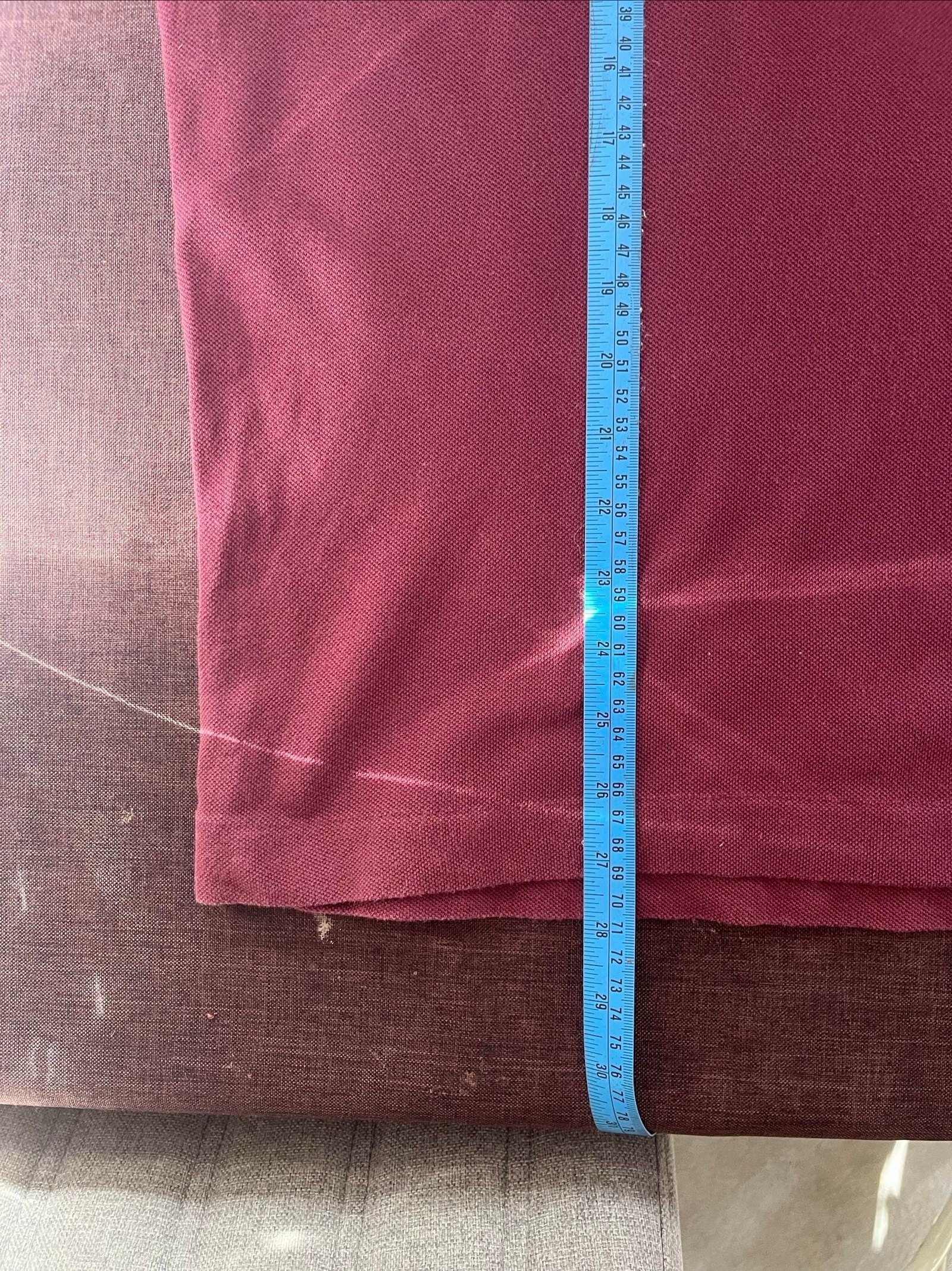 Lacoste Burgundy Polo Shirt Size L Classic Cotton image 5
